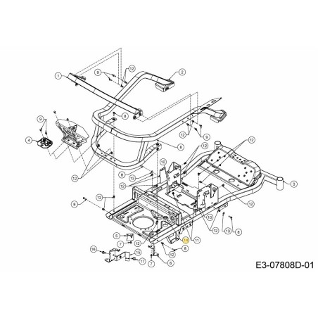Bouchon 1,75" 726-05352 d'origine MTD | Newgardenstore.eu