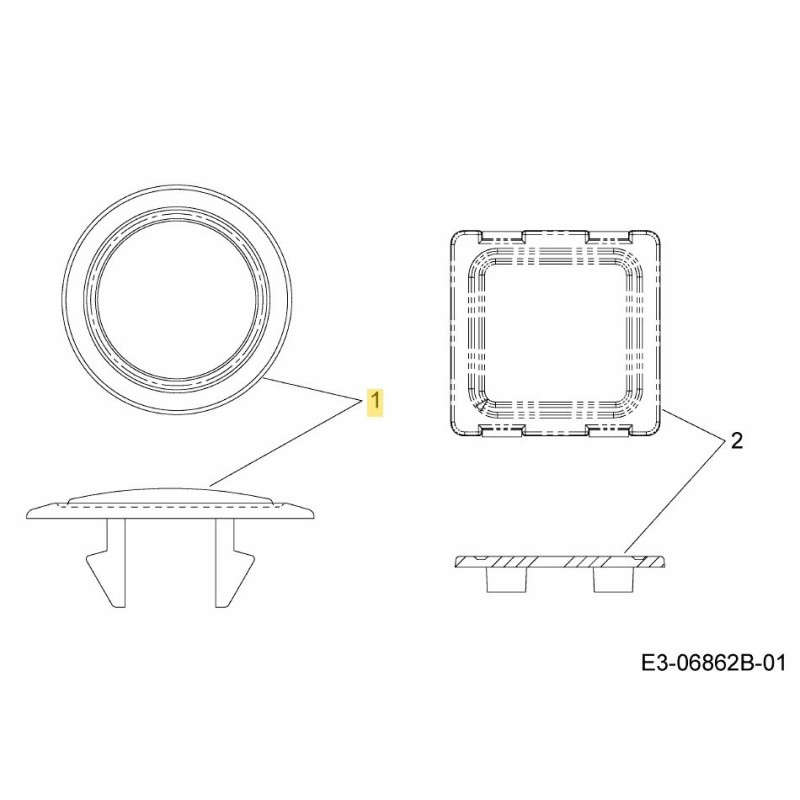 PLUG:CHOKE LT-5 731-05265 ORIGINAL MTD