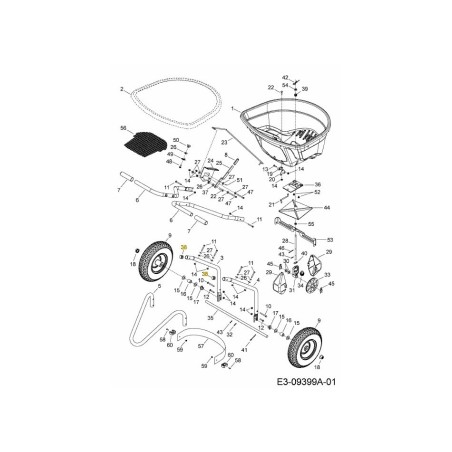 Bouchon AF-49449 d'origine MTD | Newgardenstore.eu