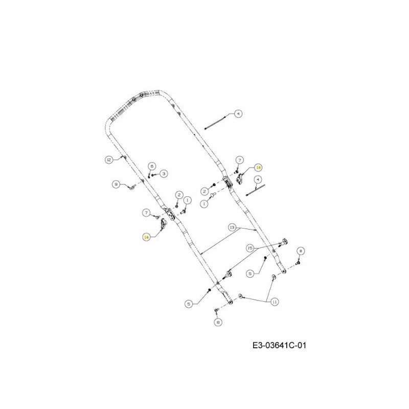 MANOPOLA AD ALETTA 720-04122 ORIGINALE MTD