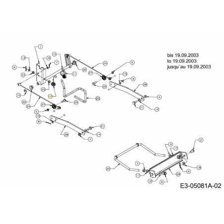 SPRING EXTENSION 732-0874 ORIGINAL MTD | Newgardenstore.eu