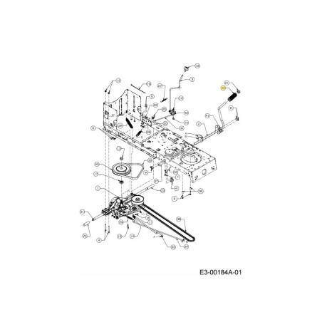 ALMOHADILLA: PIE: 4.0 LARGO 735-0239A ORIGINAL MTD | Newgardenstore.eu