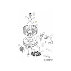 PLACA DE MONTAJE 751-15370 ORIGINAL MTD | Newgardenstore.eu