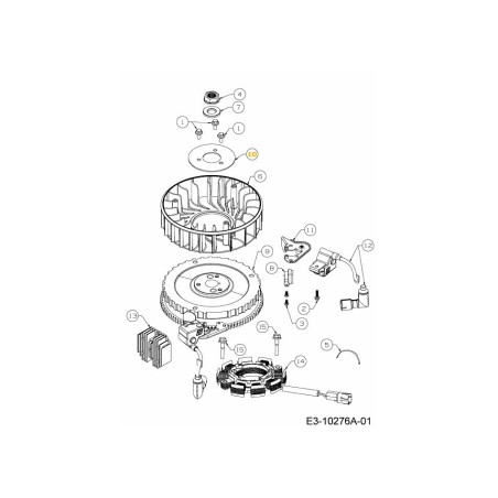 PLACA DE MONTAJE 751-15370 ORIGINAL MTD | Newgardenstore.eu