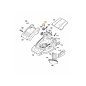 Pulsante di pacciamatura superiore 4907330 ORIGINALE MTD