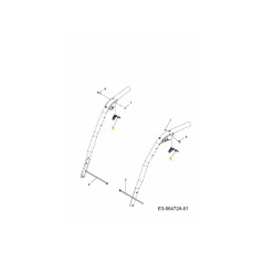 TRIGGER RED CLUTCH LOCK 731-06113 ORIGINAL MTD | Newgardenstore.eu
