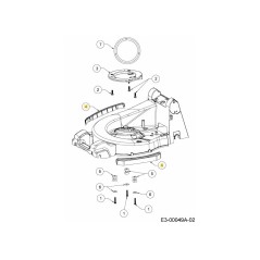 PARAURTI LATERALE 46 CM 731-12708 ORIGINALE MTD