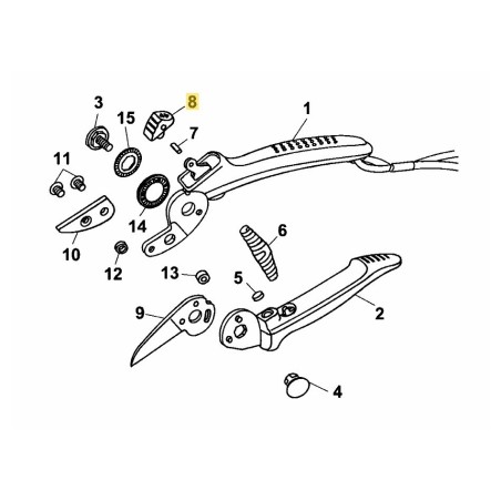 BOTÓN DESLIZANTE 7260103 ORIGINAL MTD | Newgardenstore.eu