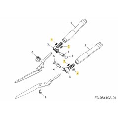 Artiglio di ritegno HS-G 7426209 ORIGINALE MTD | Newgardenstore.eu