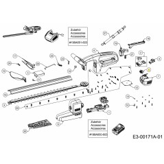 Druckknopfbatterie 631-05840 Original MTD