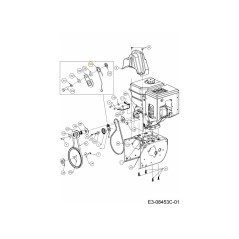 Torsionsfeder 732-04308C Original MTD | Newgardenstore.eu