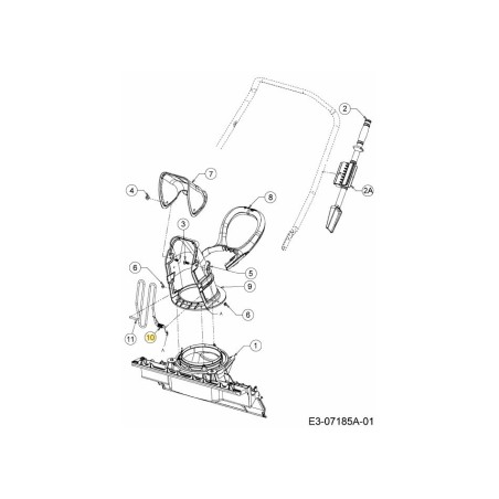 Torsionsfeder 732-04880 Original MTD | Newgardenstore.eu