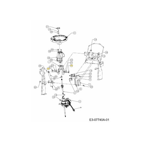 SHOULDER BOLT 738-04484 ORIGINAL MTD | Newgardenstore.eu
