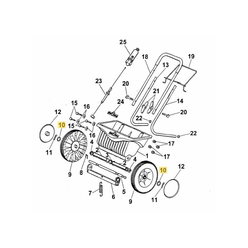 Unterlegscheibe 0017103 Original MTD