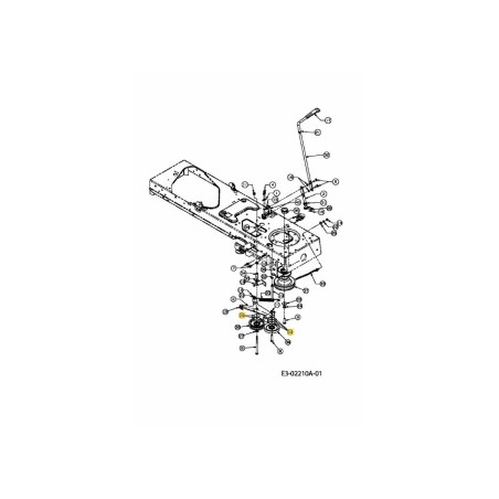 RONDELLA PIANO 0,406 x 1,5 x 0,105 736-3039 ORIGINALE MTD | Newgardenstore.eu