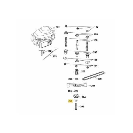 ARANDELA DE PRESIÓN 0017105 ORIGINAL MTD | Newgardenstore.eu