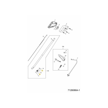 washer 7128101 ORIGINAL MTD | Newgardenstore.eu