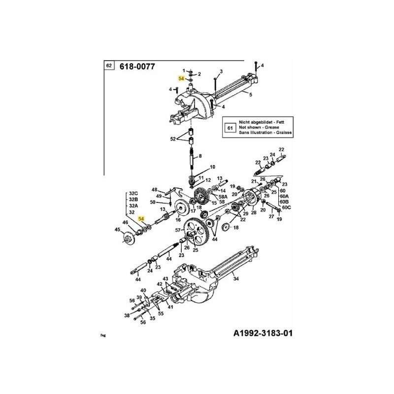 RONDELLE:VERROUILLAGE:B8:DIN ??12 736-0649 ORIGINAL MTD