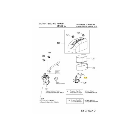 TAPA DE GOMA 751-12328 ORIGINAL MTD | Newgardenstore.eu
