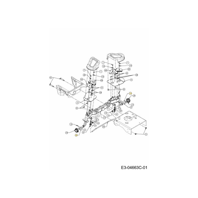 LAVAGE : À PLAT : 0,755 x 1,925 x 0,060 736-0866 ORIGINAL MTD