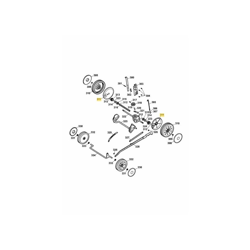 Enjoliveur de roue 4625327 ORIGINAL MTD