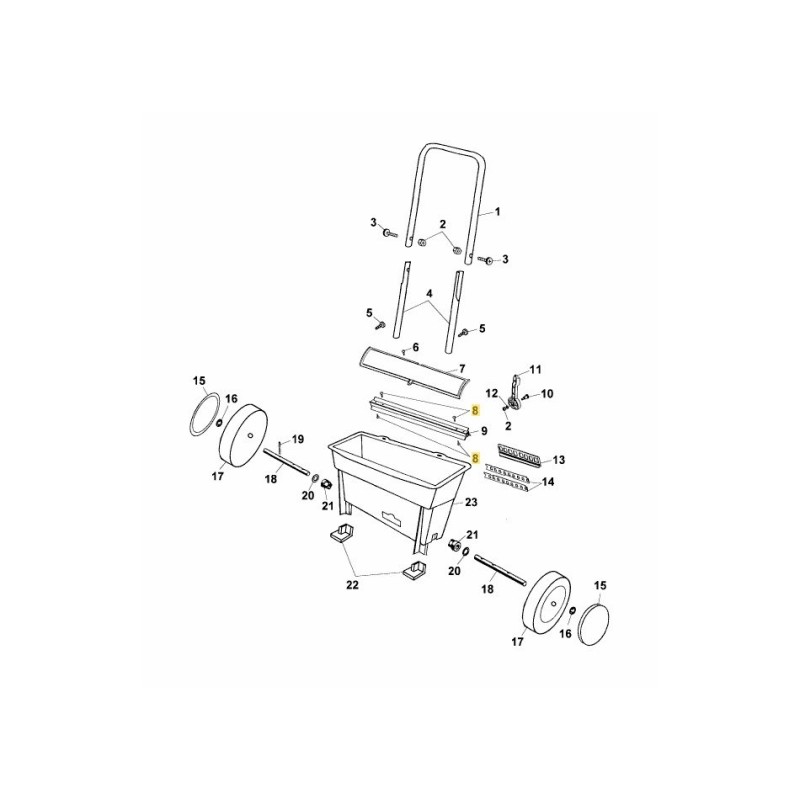 VITE BZ4.2+9.5-DIN7981-TORX-C 0015822 ORIGINALE MTD