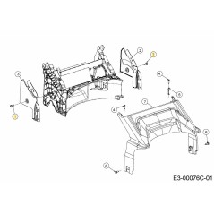 TORNILLO: PLÁSTICO: 8 mm - 3,59:20: BUTTRXI 710-07434 ORIGINAL MTD | Newgardenstore.eu