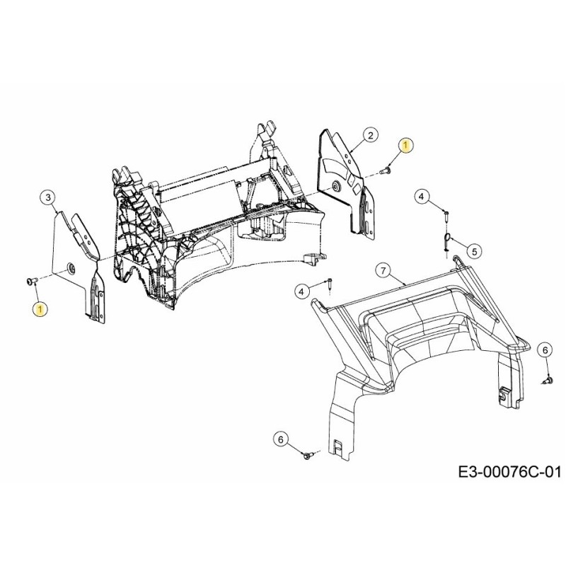 VITE PLST 8mm-3.59 20 BUTTRXI 710-07434 ORIGINALE MTD
