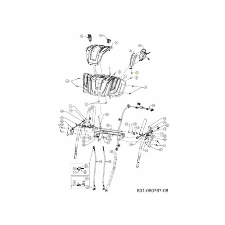 VIS 8/16 X 0,500 753-06470 ORIGINALE MTD | Newgardenstore.eu