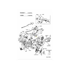 SCREW M8X25 092.48.590 ORIGINAL MTD | Newgardenstore.eu