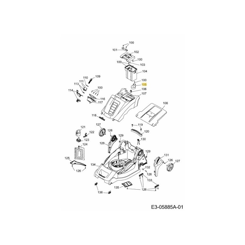 ADATTATORE DELL'ALBERO 4949346 ORIGINALE MTD