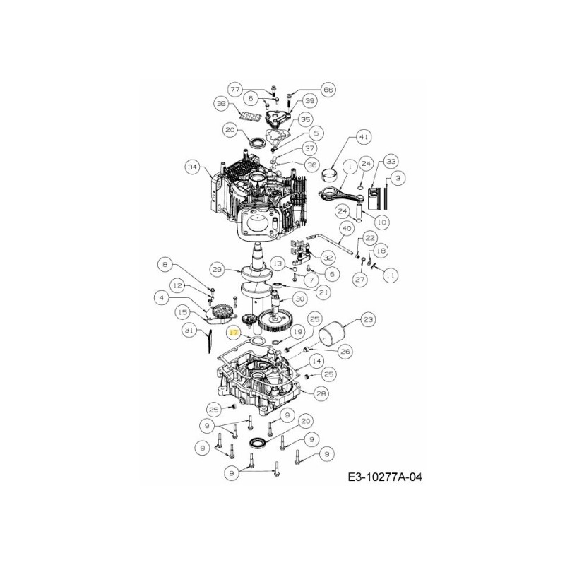 RONDELLA 38,5x1,0x0,54 736-05187 ORIGINALE MTD
