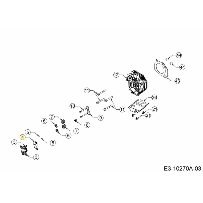 ROCKER ARM BASE 751-15656 ORIGINAL MTD ROCKER ARM BASE 751-15656 ORIGINAL MTD