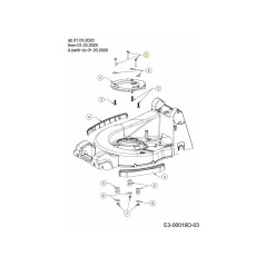 SCREW:TT:M8x1.25:55:PAN:6 PRAISE 710-09134 ORIGINAL MTD