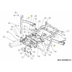 Vis à épaulement 738-06314 d'origine MTD | Newgardenstore.eu