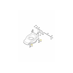 RETENEDOR DE EJE 4212306 ORIGINAL MTD