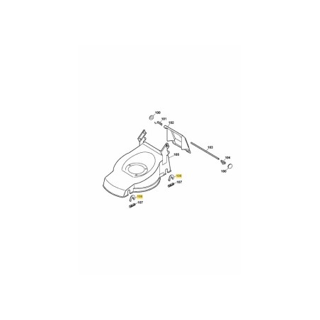 Achshalterung 4212306 Original MTD | Newgardenstore.eu