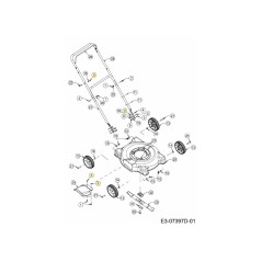 TORNILLO:MÁQUINA: 1/4-20 x.75:PERO 710-04064 ORIGINAL MTD | Newgardenstore.eu