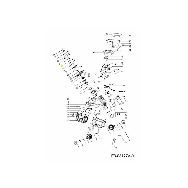 Innensechskantschraube 092.64.033 Original MTD