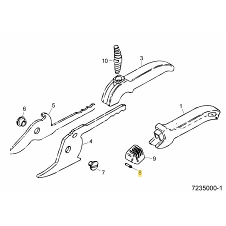 BOULON À TUBLER 7235201 ORIGINAL MTD | Newgardenstore.eu
