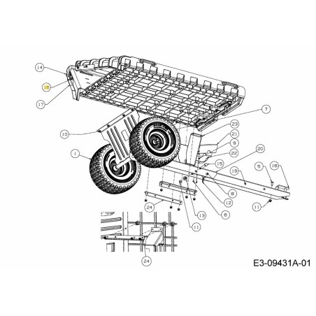 Schulterschraube 738-05145 Original MTD | Newgardenstore.eu
