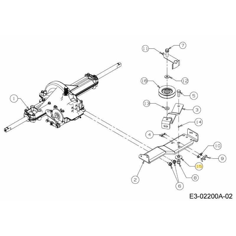 ENTRETOISE, ÉPAISSEUR 38x1/2x1" 750-04294 ORIGINAL MTD ENTRETOISE, ÉPAISSEUR 38x1/2x1" 750-04294 ORIGINAL MTD