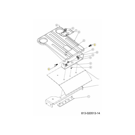 SHOULDER SCREW .44DIAX.18NYLK 738-05190B ORIGINAL MTD | Newgardenstore.eu