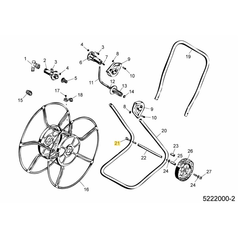 SCREW 5222500 ORIGINAL MTD