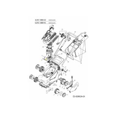 Boulon à épaulement 092.48.997 d'origine MTD