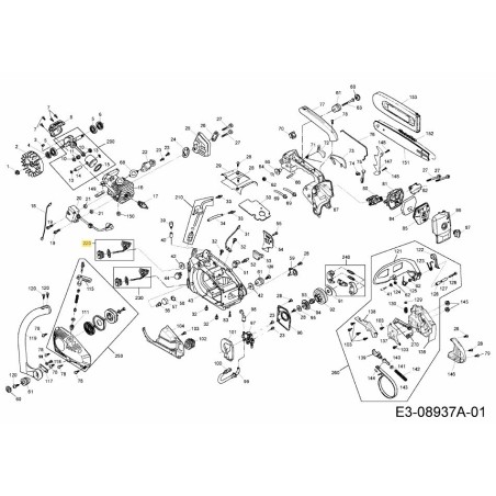 BOUCHON DE RÉSERVOIR DE CARBURANT ENSEMBLE 092.63.470 ORIGINAL MTD | Newgardenstore.eu