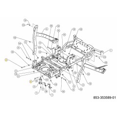 Sechskantschraube 1/2-13 x 4,25 710-09894 Original MTD