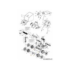 Achshalterungsplatte 707-06031 Original MTD | Newgardenstore.eu