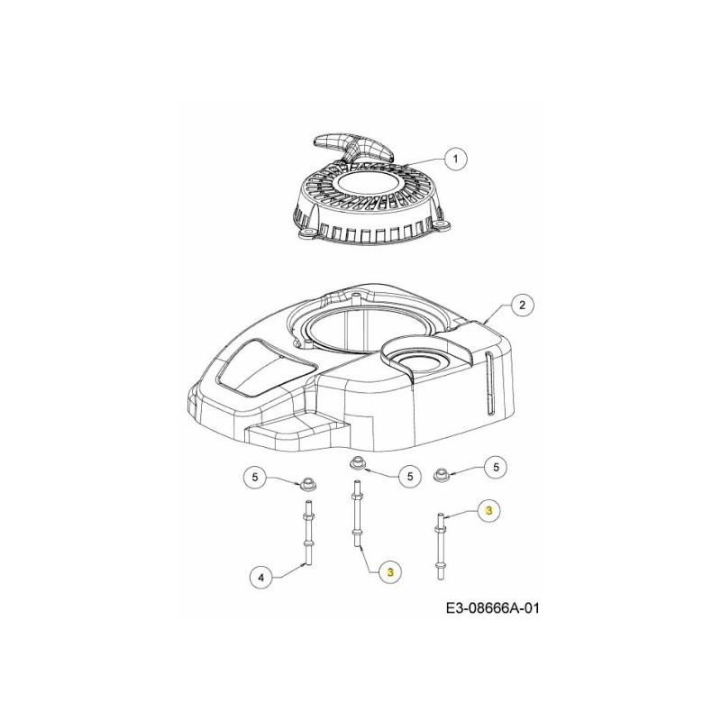 ESPÁRRAGO M6X75 710-06208 ORIGINAL MTD