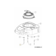 Bolzen M6x73 710-06209 Original MTD